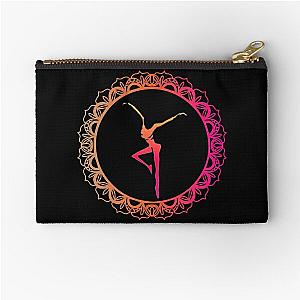 Neon Ombre Firedancer Mandala Dave Matthews Band Zipper Pouch