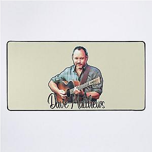 Dave Matthews With Guitar (Cartoon) Desk Mat