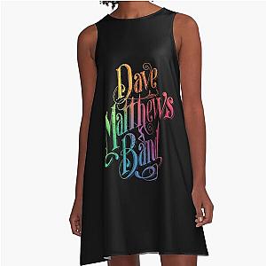 Dave Matthews Band Abtrack Colorful A-Line Dress