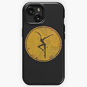 Dave Matthews Band Yellow Firedancer Rusted Metal Sign iPhone Tough Case