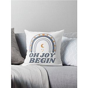 Oh Joy Begin -  Fun Dave Matthews Throw Pillow