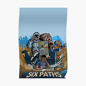Dave six paths album cover extended Poster RB1310