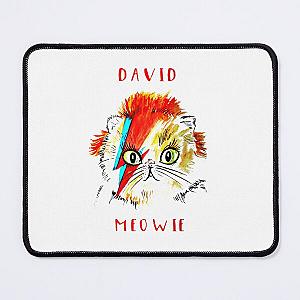 David Bowie Cat Cute Funny Cat Lover David Bowie Mouse Pad