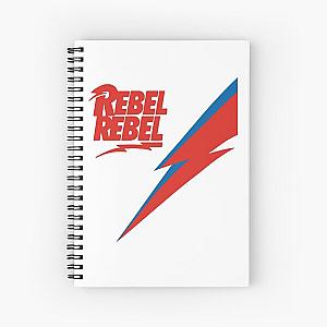 David Bowie Rebel Rebel Spiral Notebook