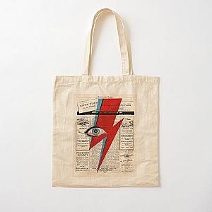 David Bowie Eyes lightning Ziggy Stardust Cotton Tote Bag