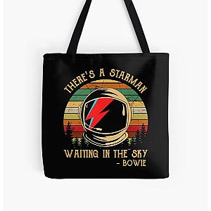 Men Women David Bowie Theres A Atarman All Over Print Tote Bag