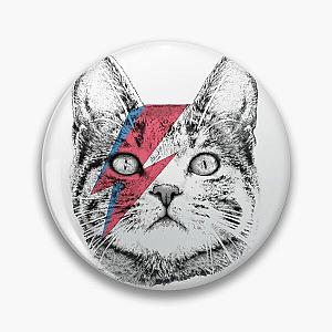 Ziggy Stardust Cat  David Bowie Tee, WoAll Sizes Pin