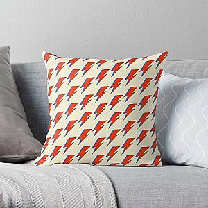 David Bowie Lightning Bolt  Throw Pillow