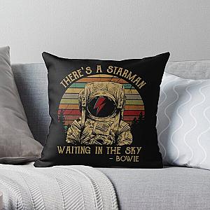 Men Women David Bowie Theres A Atarman Throw Pillow