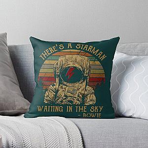 Men Women David Bowie Theres A Atarman  Throw Pillow