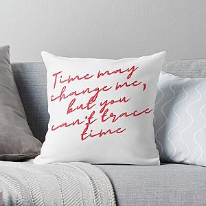 David Bowie Time Throw Pillow