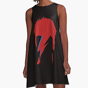 David Bowie Lightning Classic A-Line Dress