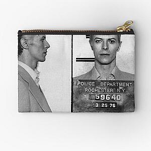 Famous Mugshots - David Bowie, 1976 Zipper Pouch