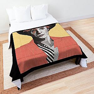 adventure climbing david bowie lazarus, lazarus david bowie wildflower art Comforter