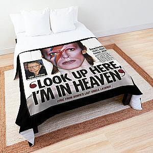 explore climbing national park david bowie lazarus, lazarus david bowie retro Comforter