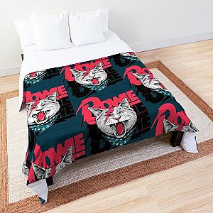 David Bowie Cat  Comforter