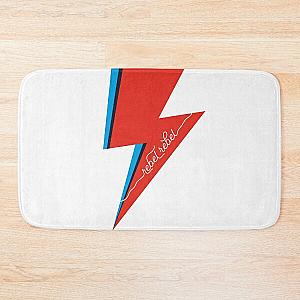 David Bowie Flash Bath Mat