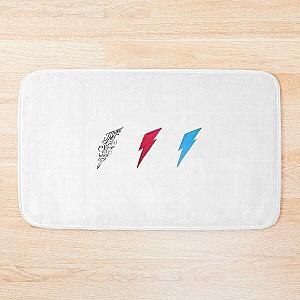 David Bowie Triple Lightning Bolt Bath Mat