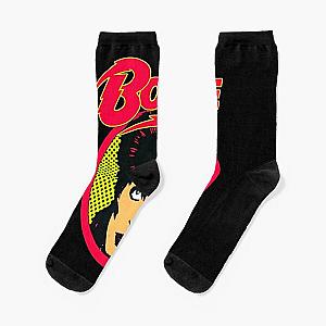 abstract cat colorful david bowie lazarus, lazarus david bowie cat cats animals Socks