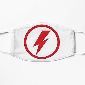 David Bowie Circular Lightning Bolt Design Flat Mask