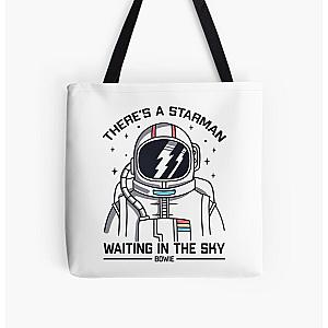 David Bowie, There is a starman waiting in the sky, David Bowie Starman All Over Print Tote Bag