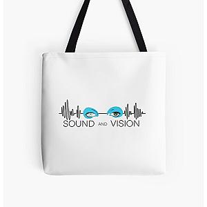 David Bowie eyes sound and vision All Over Print Tote Bag