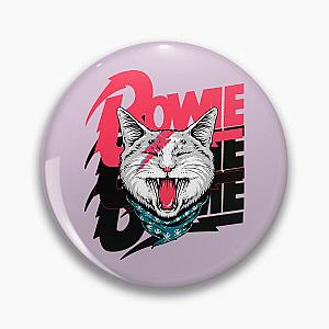 David Bowie Cat  Pin