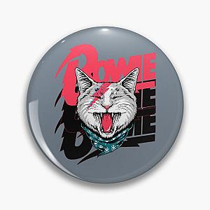 David Bowie Cat  Pin