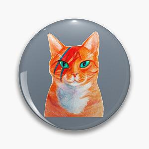 David Bowie Cat Rebel Pin