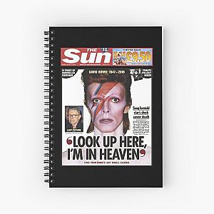 explore climbing national park david bowie lazarus, lazarus david bowie retro Spiral Notebook