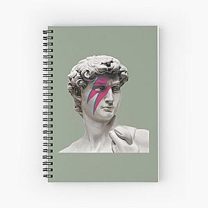 Michelangelos David Bowie  Spiral Notebook