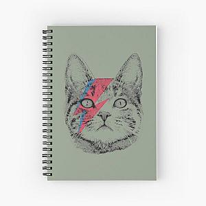 Ziggy Stardust Cat David Bowie Wo  Spiral Notebook