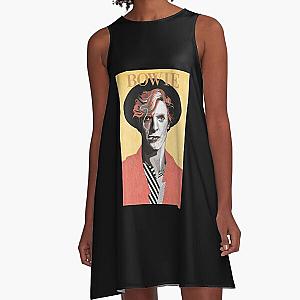 adventure climbing david bowie lazarus, lazarus david bowie wildflower art A-Line Dress