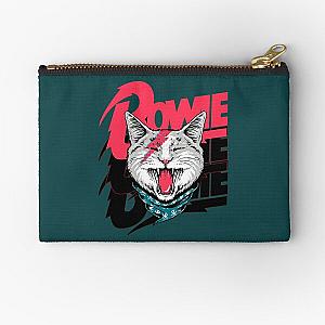 David Bowie Cat  Zipper Pouch