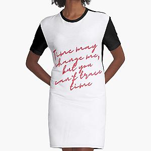 David Bowie Time Graphic T-Shirt Dress