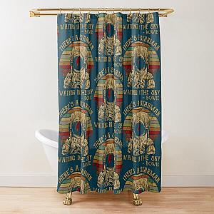 Men Women David Bowie Theres A Atarman  Shower Curtain