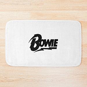 David Bowie Black Script Bath Mat