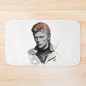 David Bowie in Sketch Bath Mat