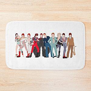 David Bowie Outfits Bath Mat