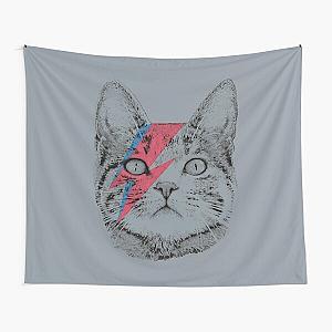 Ziggy Stardust Cat David Bowie Wo  Tapestry