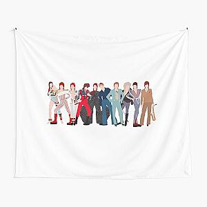 David Bowie Outfits Tapestry