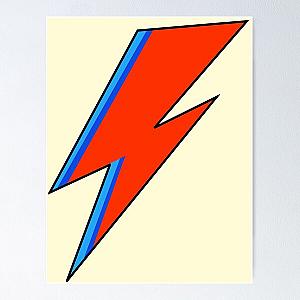 David Bowie Lightning Bolt  Poster