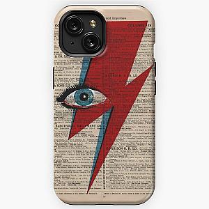 David Bowie Eyes lightning Ziggy Stardust Bowie's Lightning iPhone Tough Case