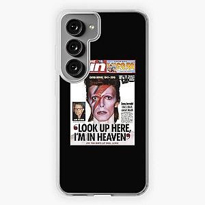 explore climbing national park david bowie lazarus, lazarus david bowie retro Samsung Galaxy Soft Case