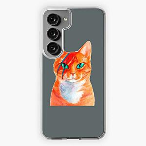 David Bowie Cat Rebel Samsung Galaxy Soft Case