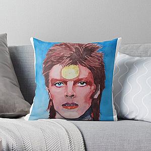 David Bowie - Ziggy Stardust Throw Pillow