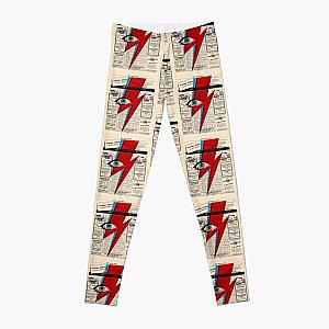 David Bowie Eyes lightning Ziggy Stardust Leggings