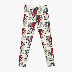 David Bowie Eyes lightning Ziggy Stardust Bowie lightning Leggings