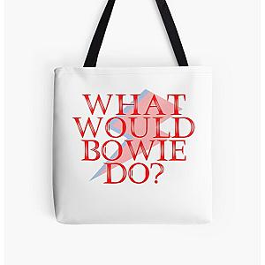 David Bowie - What Would Bowie Do? All Over Print Tote Bag