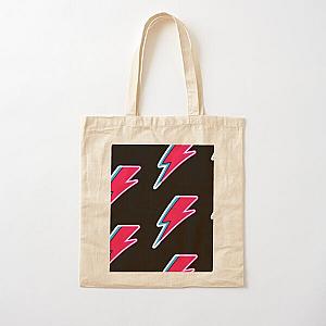 David Bowie bolt lightning mark Cotton Tote Bag